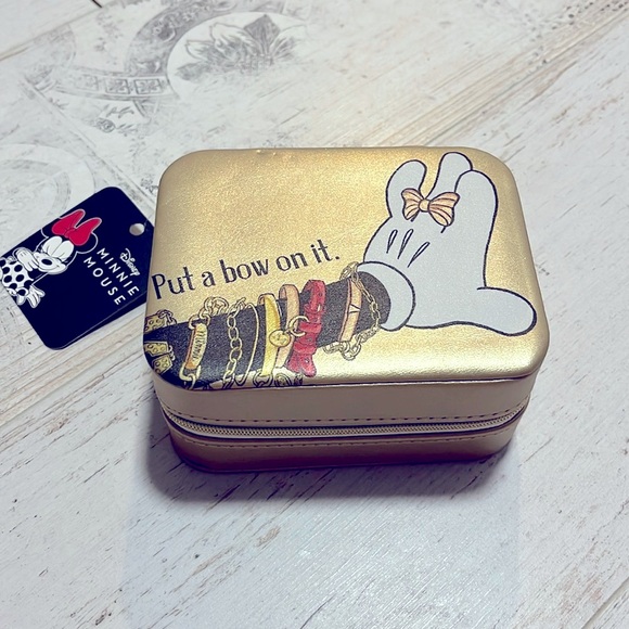Disney Jewelry - Disney travel jewelry box in gold NWT